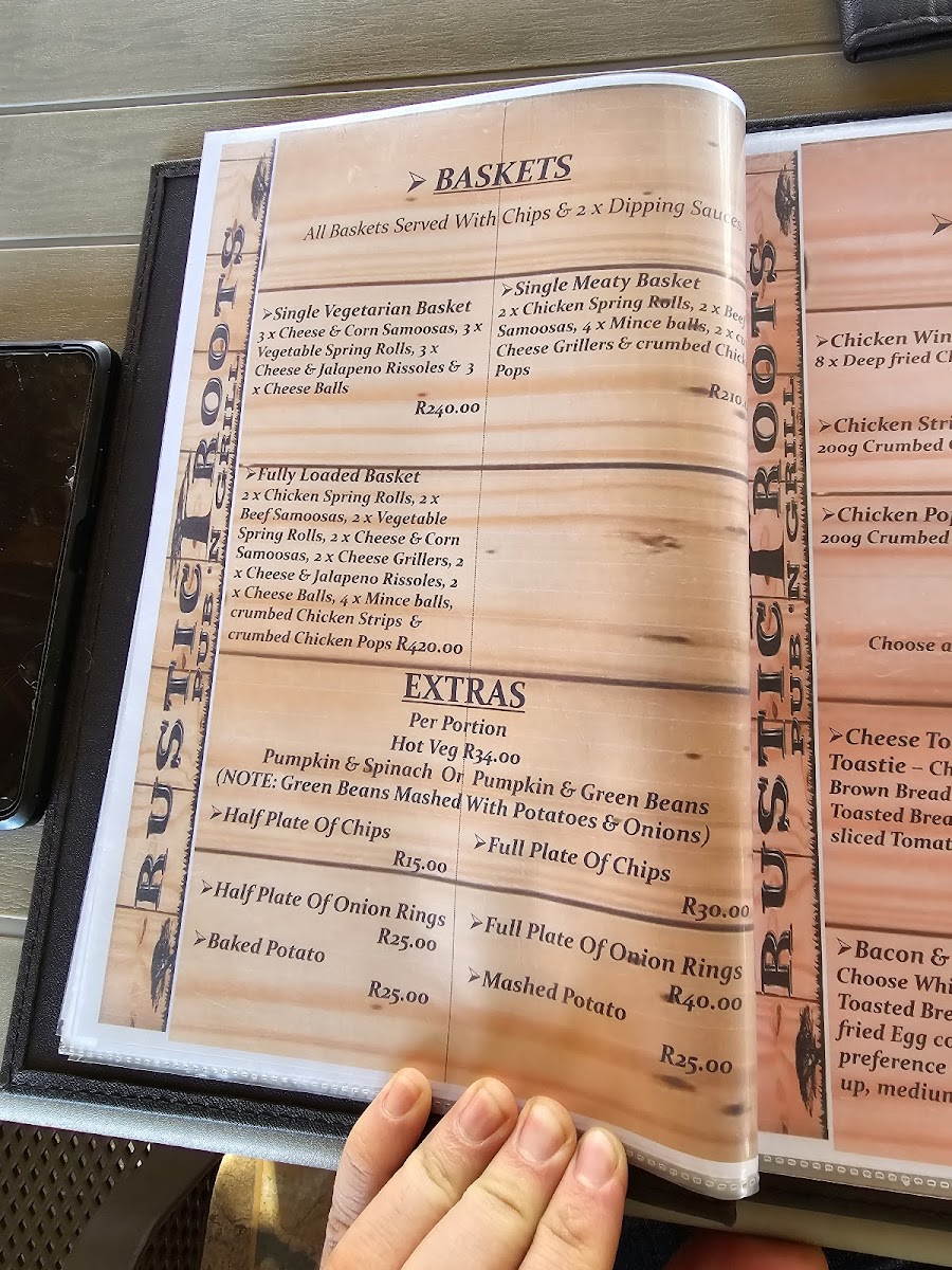 Menu Rustic Roots Family Restaurant-10