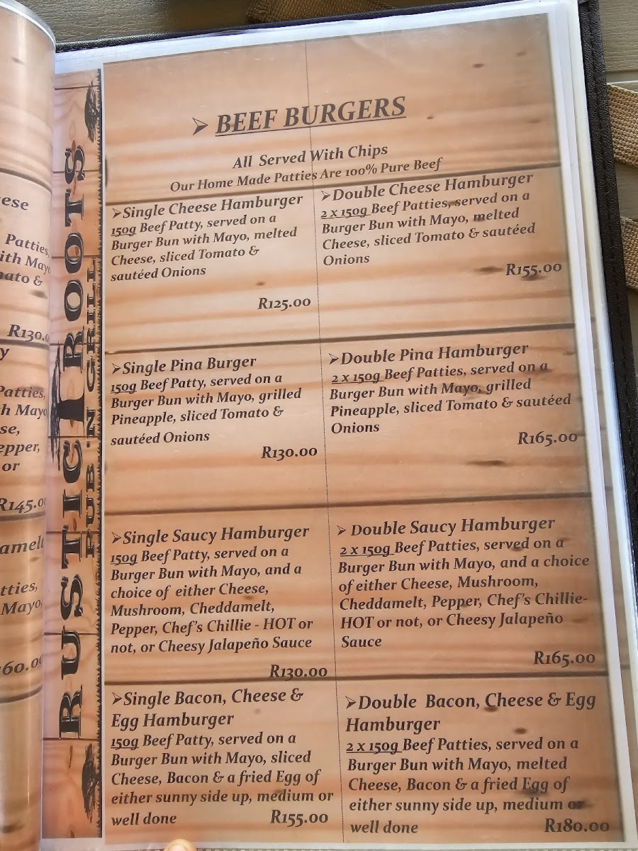 Menu Rustic Roots Family Restaurant-4