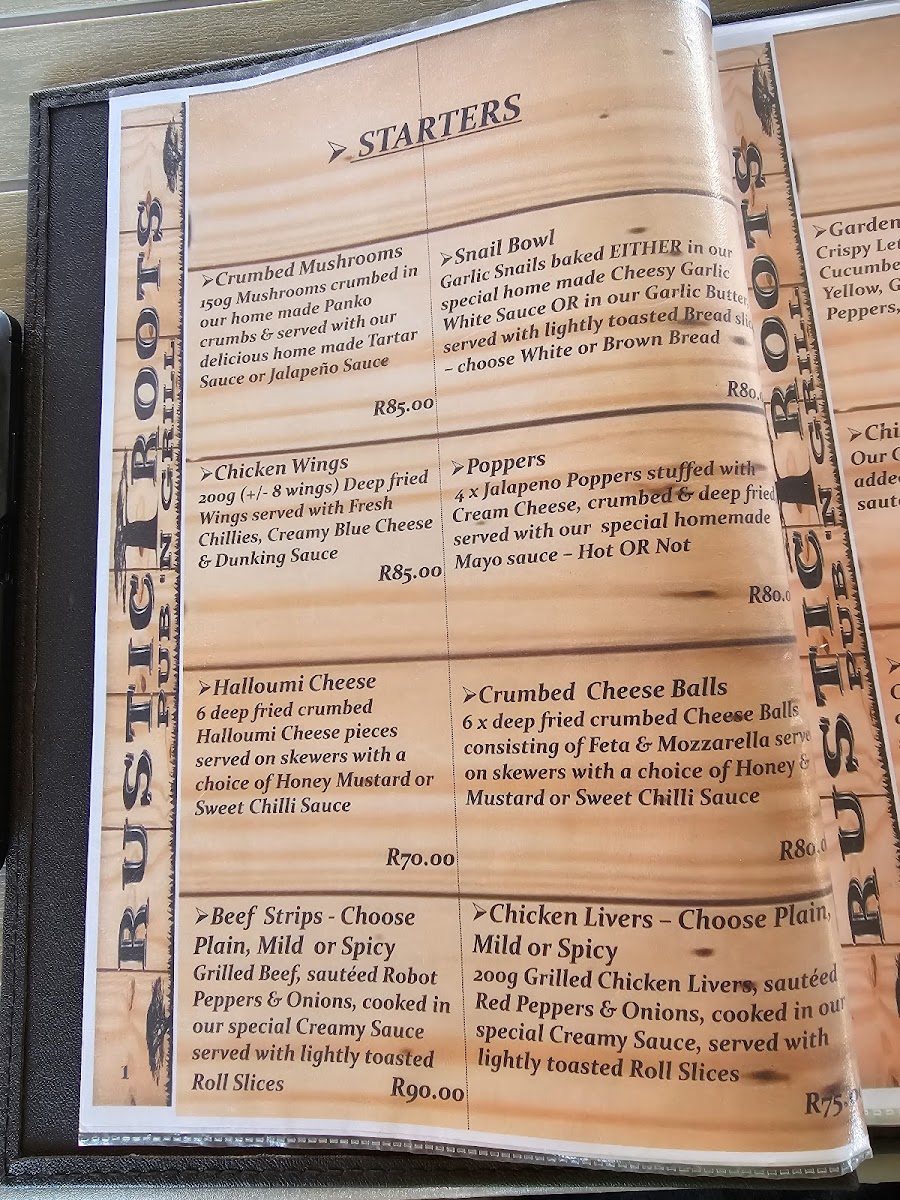 Menu Rustic Roots Family Restaurant-7