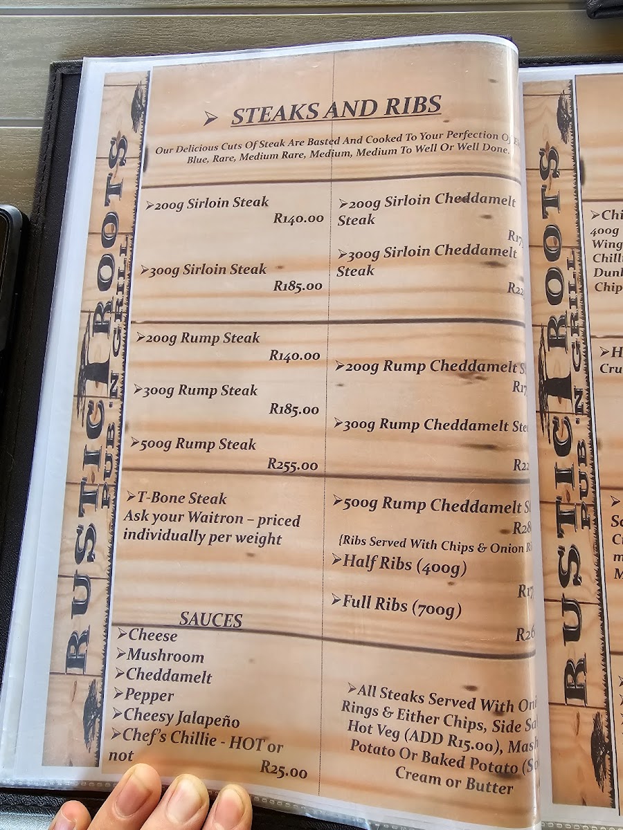 Menu Rustic Roots Family Restaurant-9